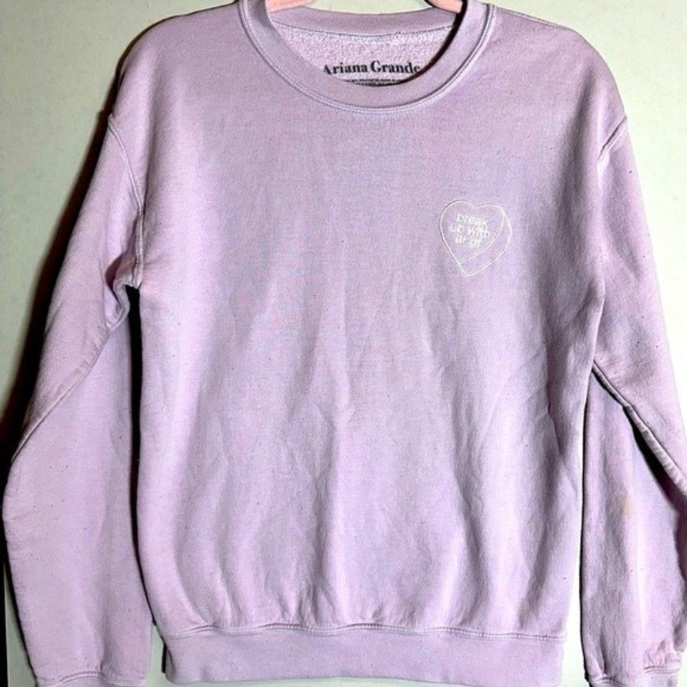 Ariana grande sweatshirt crewneck Break Up With Ur GF concert tour - Size Small